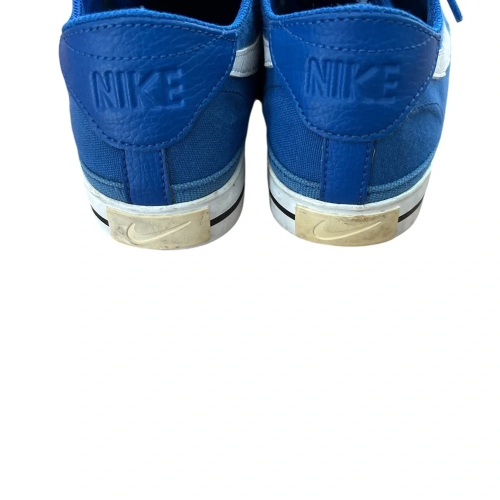 Blue Nike Court Legacy Canvas Shoes